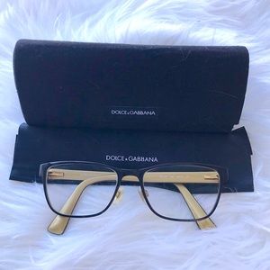 Dolce & Gabanna DG1274 black/gold glasses